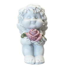 Ангел - Lang Kunstgewerbe «Igor» с розой | 7 см