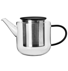 Чайник стеклянный с черной ручкой | Asa Selection  - 1,1 л