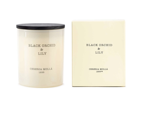 Aромасвічка Cereria Molla | Black Orchid & Lily - 230 г