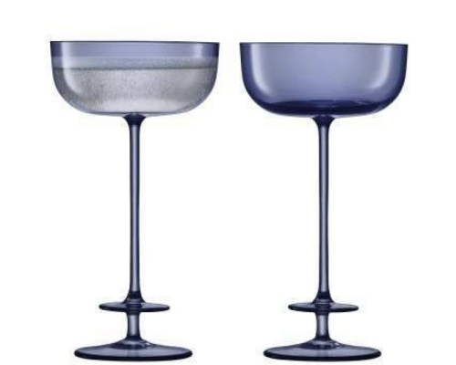 Келихи для шампанського LSA | Champagne Saucer - 210 мл. - 2 шт.