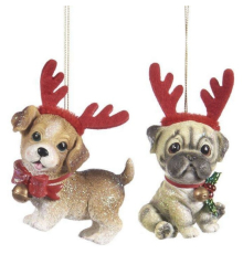 Ялинкова прикраса Goodwill | Новорічна собака - 11 см