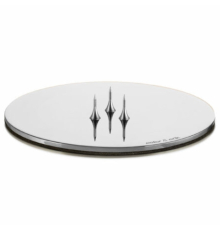 Плоский серебряный подсвечник - Ester & Erik