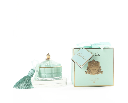 Аромасвічка Art deco Cote Noire | Tiffany Blue & Gold - Persian Lime - 200 гр