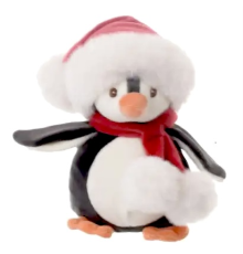 Мягкая игрушка Bukowski | Пингвин Baby Julius в красной шапочке - 15 см