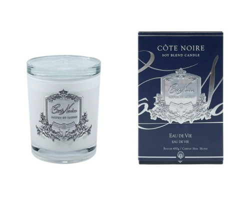 Аромасвеча White Vessel Cote Noire | Eau de Vie - Серебро - 450 г