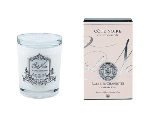Аромасвеча White Vessel Cote Noire | Charente Rose/Шарантская роза - Серебро - 450 г