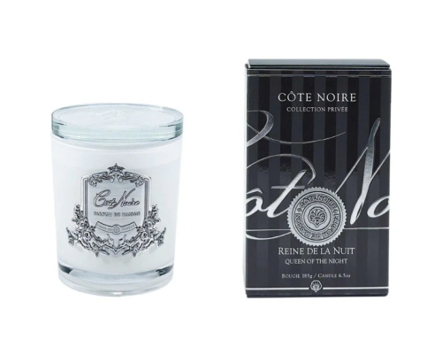 Аромасвеча White Vessel Cote Noire | Королева ночи - Серебро - 450 г