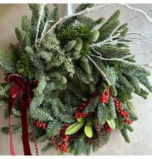 Новогодний веночек "Новогодний уют"