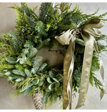 Новогодний веночек "Еловый шарм"