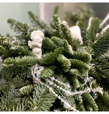 Новогодняя композиция  "Хрустальный лес"