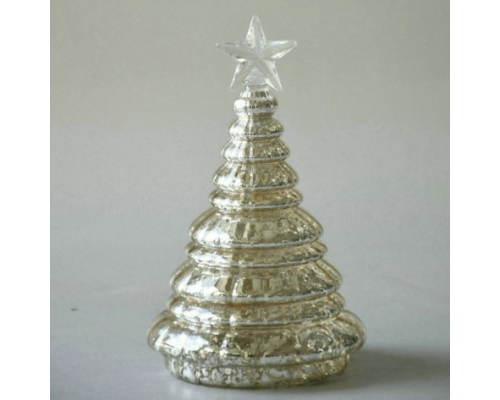 Ялинка з зіркою Cor Mulder | Срібло - 18 см