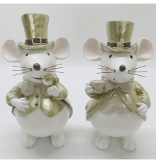 Мишка Cor Mulder | Кремовий/золотий - 16,5 см