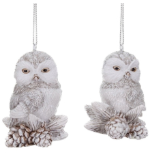 Ялинкова іграшка Goodwill | Сова з шишками – 7,5 см