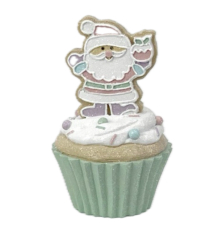 Статуетка Cor Mulder | Мафін із фігуркою Санти - 15,5 см