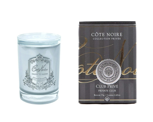 Аромасвеча Cote Noire | Частный клуб / Private Club - Серебро - 75 г