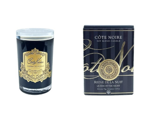 Аромасвічка Cote Noire | Queen of the Night - Кришка з кришталевого скла - Золото - 75 г