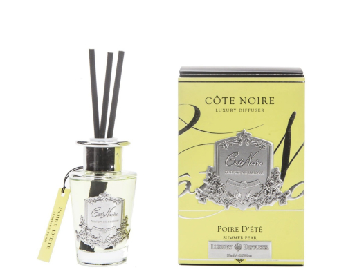 Аромадифузор Cote Noire | Літня груша / Poire d'Ete - Срібло - 90 мл