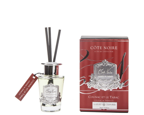 Аромадифузор Cote Noire | Cognac & Tabacco - Срібло - 90 мл