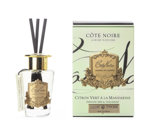 Аромадифузор Cote Noire | Перський лайм і мандарин - Золото - 90 мл