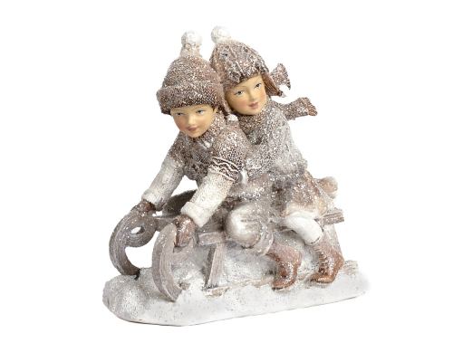 Статуетка Goodwill | Діти на санчатах – 13,5 см