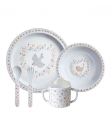 Набор детский Mathilde M | "Моя первая посуда" Bird Love