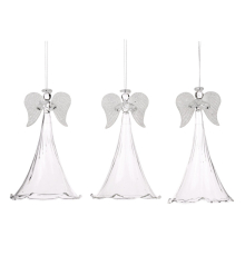 Ялинкова іграшка Goodwill | Ангели – Срібло – 17 см