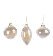 Ялинкова прикраса Goodwill | Куля з пір'їнкою всередині - 8 см