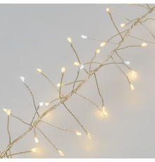 Кластерна стрічка Lotti | Теплий білий - 20 м - ø 10 см