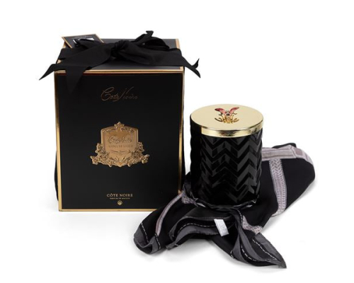 Ароматична свічка з хусткою Cote Noire - Eau de Vie - 600 г