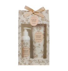 Подарочный набор Mathilde M | Возвышенный жасмин / Sublime Jasmin - Молочко для тела и геля для душа