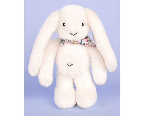 Плюшевая игрушка Doudou | Кролик Fleurette Rabbit - белый - 35 см