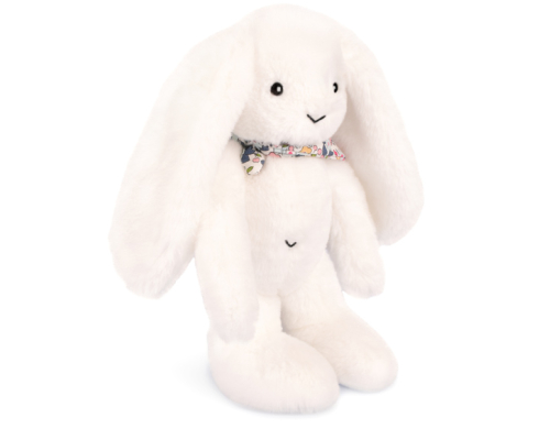 Плюшевая игрушка Doudou | Кролик Fleurette Rabbit - белый - 35 см