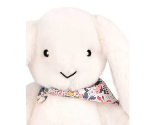 Плюшевая игрушка Doudou | Кролик Fleurette Rabbit - белый - 35 см