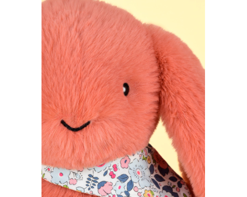 Плюшева іграшка Doudou | Кролик Fleurette Rabbit - теракотовий - 35 см