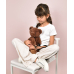 Сумка через плече Doudou | Коричневий плюшевий ведмедик – 30 см