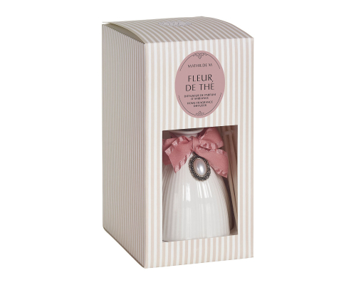 Аромадифузор Mathilde M | Marie-Antoinette blanc - Квітковий аромат чаю / Fleur de Thé - 200 мл