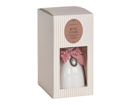 Аромадифузор Mathilde M | Marie-Antoinette blanc - Рожевий еліксир / Rose Élixir - 200 мл