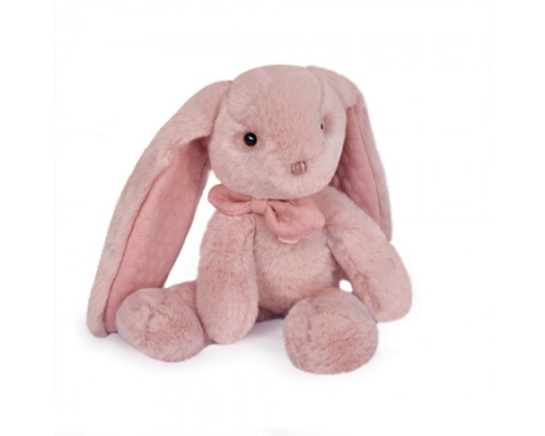 Плюшевий кролик Doudou Preppy Chic - Пудрово-рожевий - 30 см