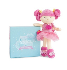 Кукла из ткани Doudou | Jolijou Les Demoiselles Tutus Pinky doll в подарочной коробке - 23 см