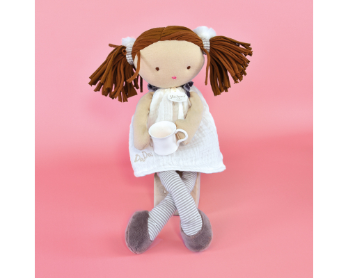 Лялька з тканини Doudou | Les Doucettes – Ніна – 30 см