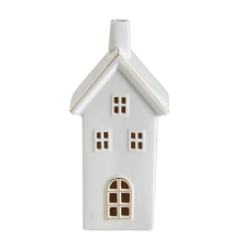 Світлодіодний декоративний керамічний будинок Mathilde M | 10 x 21 x 8,5 см