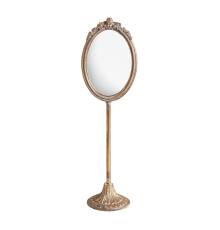 Зеркало Mathilde M | Отделка из состаренной латуни - 11,5 x 41,5 x 9,5 см