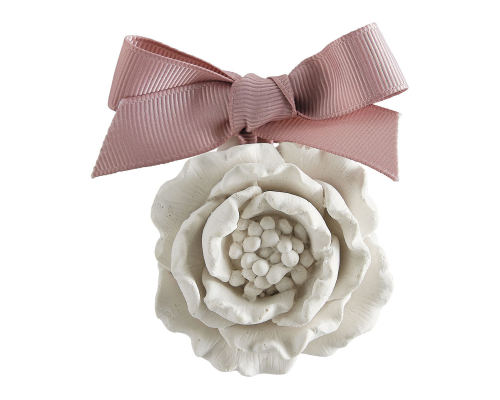 Набір аромакаменів Mathilde M | Мішечок з 3 ароматизованими прикрасами - Чайна квітка / Fleur de Thé - 13 x 18 см