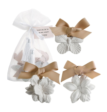 Набір аромакамней Mathilde M | Мішечок із 3 ароматизованими прикрасами - Піднесений жасмин / Sublime Jasmin - 13 x 18 см