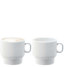 Набор фарфоровых чашек LSA | Белый цвет - 280 мл - 2 шт