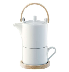 Чайный набор на деревянной подставке LSA | 350 мл / 250 мл