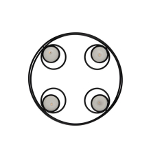 Подсвечник Asa Selection | Черный - Ø 24,5 см