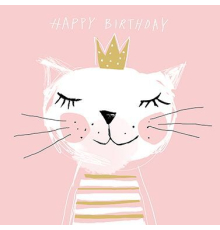 Салфетки PPD | Happy Birthday Princess - 33 x 33 см