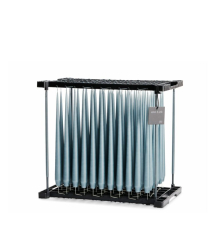 Коническая свеча Ester & Erik | Темно-серый с оттенками синего - матовое покрытие - 42 см