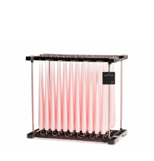 Коническая свеча Ester & Erik | Розовый кварц - лаковое покрытие - 32 см